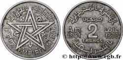 MAROC - PROTECTORAT FRANÇAIS 2 Francs Empire Chérifien - Maroc AH1370 1951 Paris