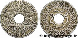 MARUECOS 25 Centimes Empire Chérifien N.D. Poissy
