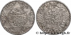 MARUECOS 5 Dirhams (1/2 Rial) Abdul Aziz I an 1321 1903 Londres