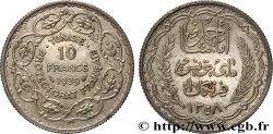 TUNISIE - PROTECTORAT FRANÇAIS 10 Francs au nom du Bey Ahmed an 1358 1939 Paris