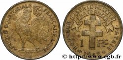 AFRICA ECUATORIAL FRANCESA - Fuerzas Francesas Libras 1 Franc 1942 Prétoria