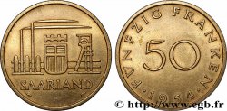 SAARLAND 50 Franken 1954 Paris