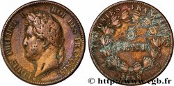 FRENCH COLONIES - Louis-Philippe for Guadeloupe 5 Centimes Louis Philippe Ier 1839 Paris - A