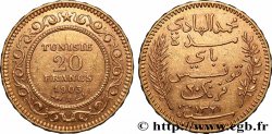 OR, PALLADIUM ET PLATINE INVESTISSEMENT 20 Francs or Bey Mohamed El Hadi AH 1321 1903 Paris