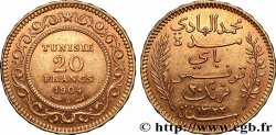 OR, PALLADIUM ET PLATINE INVESTISSEMENT 20 Francs or Bey Mohamed El Hadi AH 1321 1904 Paris