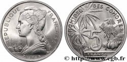 COMOROS  5 Francs 1964 Paris