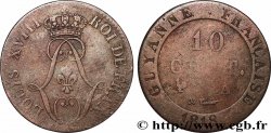 GUYANE FRANÇAISE 10 Centimes 1818 Paris - A