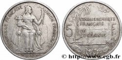 POLYNÉSIE FRANÇAISE - Océanie française 5 Francs Établissements Français de l’Océanie 1952 Paris