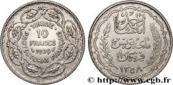 TUNISIE - PROTECTORAT FRANÇAIS 10 Francs au nom du Bey Ahmed an 1358 1939 Paris