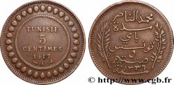 TUNISIA - French protectorate 5 Centimes AH1336 1917 Paris