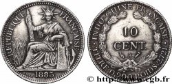 FRENCH INDOCHINA 10 Centièmes 1885 Paris