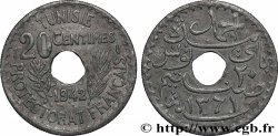 TUNISIA - French protectorate 20 Centimes 1942 Paris
