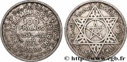 MARUECOS - PROTECTORADO FRANCÉS 100 Francs AH 1372 1953 Paris