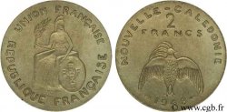 NOUVELLE CALÉDONIE 2 francs ESSAI 1948 Paris