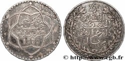 MOROCCO 5 Dirhams (1/2 Rial) Moulay Hafid I an 1329 1911 Paris