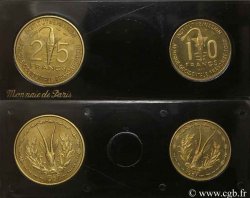 AFRICA OCCIDENTALE FRANCESE - TOGO Boîte d’essais de 10 et 25 Francs ESSAI 1957 Paris 