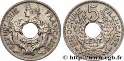 FRENCH INDOCHINA 5 Centièmes 1938 Paris