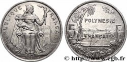 FRENCH POLYNESIA 5 Francs I.E.O.M. Polynésie Française 1991 Paris