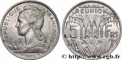 REUNION 5 Francs Marianne / canne à sucre 1972 Paris