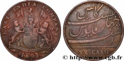 ISLE OF FRANCE (MAURITIUS) XX (20) Cash East India Company 1803 Madras