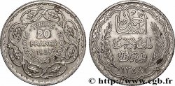 TUNISIA - French protectorate 20 Francs au nom du  Bey Ahmed an 1358 1939 Paris