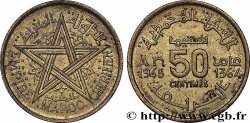MOROCCO - FRENCH PROTECTORATE 50 Centimes AH 1364 1945 Paris