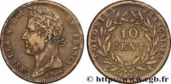 FRENCH COLONIES - Charles X, for Guyana 10 Centimes Charles X 1829 Paris - A