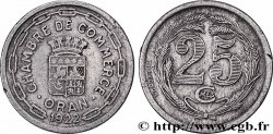 ALGERIEN 25 Centimes Chambre de Commerce d’Oran 1922 