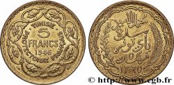 TUNISIA - Protettorato Francese 5 Francs AH1365 1946 Paris 