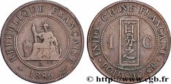 INDOCINA FRANCESE 1 Centième 1886 Paris 