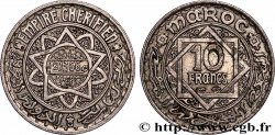 MAROKKO - FRANZÖZISISCH PROTEKTORAT 10 Francs AH 1366 1947 Paris