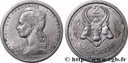 MADAGASCAR - Union française 2 Francs 1948 Paris