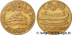 LIBAN - TROISIÈME RÉPUBLIQUE 5 Piastres État du Grand Liban 1940 Paris