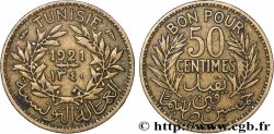 TUNISIE - PROTECTORAT FRANÇAIS Bon pour 50 Centimes 1921 Paris