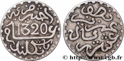 MAROC 1/2 Dirham Abdul Aziz I an 1320 1902 Londres