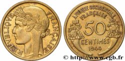 FRANZÖSISCHE WESTAFRIKA 50 Centimes Morlon 1944 Londres