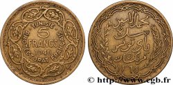 TUNISIA - Protettorato Francese 5 Francs AH1365 1946 Paris 
