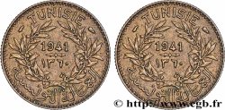 TUNEZ - Protectorado Frances Bon pour 1 Franc sans le nom du Bey AH1360 1941 Paris