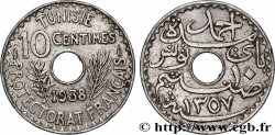 TUNISIA - Protettorato Francese 10 Centimes AH1357 1938 Paris 