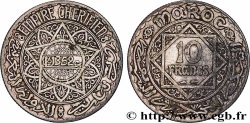 MARUECOS - PROTECTORADO FRANCÉS 10 Francs an 1352 1933 Paris