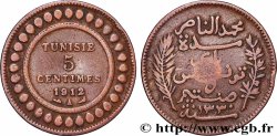 TUNEZ - Protectorado Frances 5 Centimes AH1330 1912 Paris