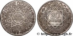 MAROCCO - PROTETTORATO FRANCESE 20 Francs AH 1347 1928 Paris 