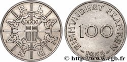 SAARLAND 100 Franken 1955 Paris