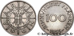 SAARLAND 100 Franken 1955 Paris