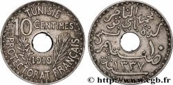 TUNISIA - French protectorate 10 Centimes AH 1337 1919 Paris