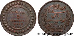 TUNISIA - French protectorate 5 Centimes AH1336 1917 Paris