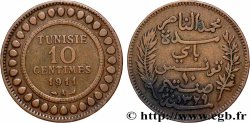 TUNISIA - Protettorato Francese 10 Centimes AH1329 1911 Paris 