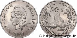 FRENCH POLYNESIA 50 Francs Marianne / paysage polynésien 1967 Paris
