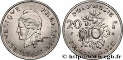 POLYNÉSIE FRANÇAISE 20 Francs Marianne  1967 Paris