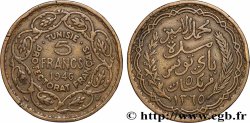 TUNESIEN - Französische Protektorate  5 Francs AH1365 1946 Paris